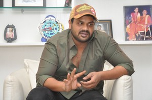 Manoj Interview Stills at Attack Movie